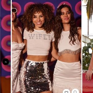 12th Tribe Wifey White Baby Tee